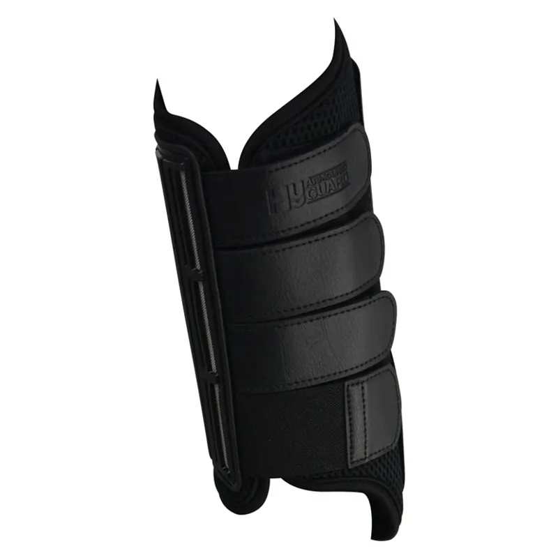 Hy Equestrian Armoured Guard Event Plus Back Boots in Black