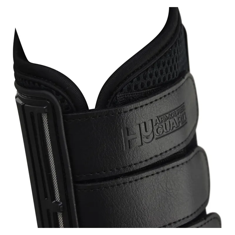 Hy Equestrian Armoured Guard Event Plus Back Boots in Black-3