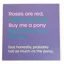 Gubblecote Humourous Greetings Card - Roses are Red