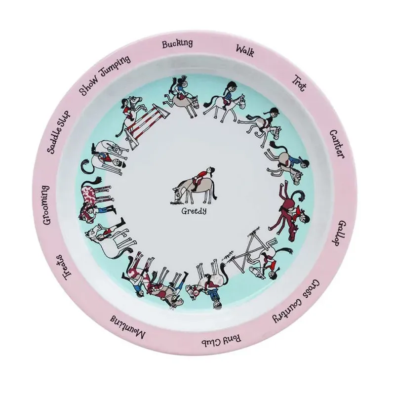 Hy Equestrian Tyrrell Katz Horse Plate in Pink
