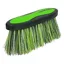 Shires Large Ezi-Groom Long Bristle Grip Dandy Brush In Lime Green
