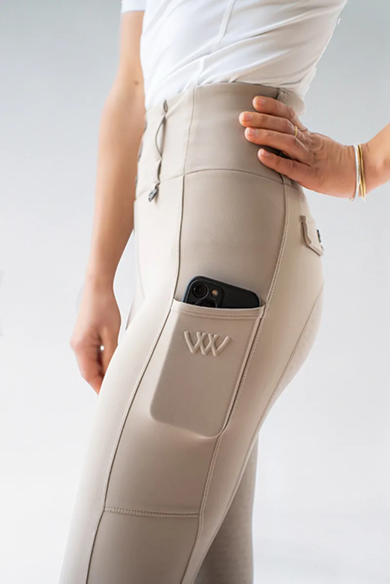Woof Wear Vision Riding Tights - Stone-1