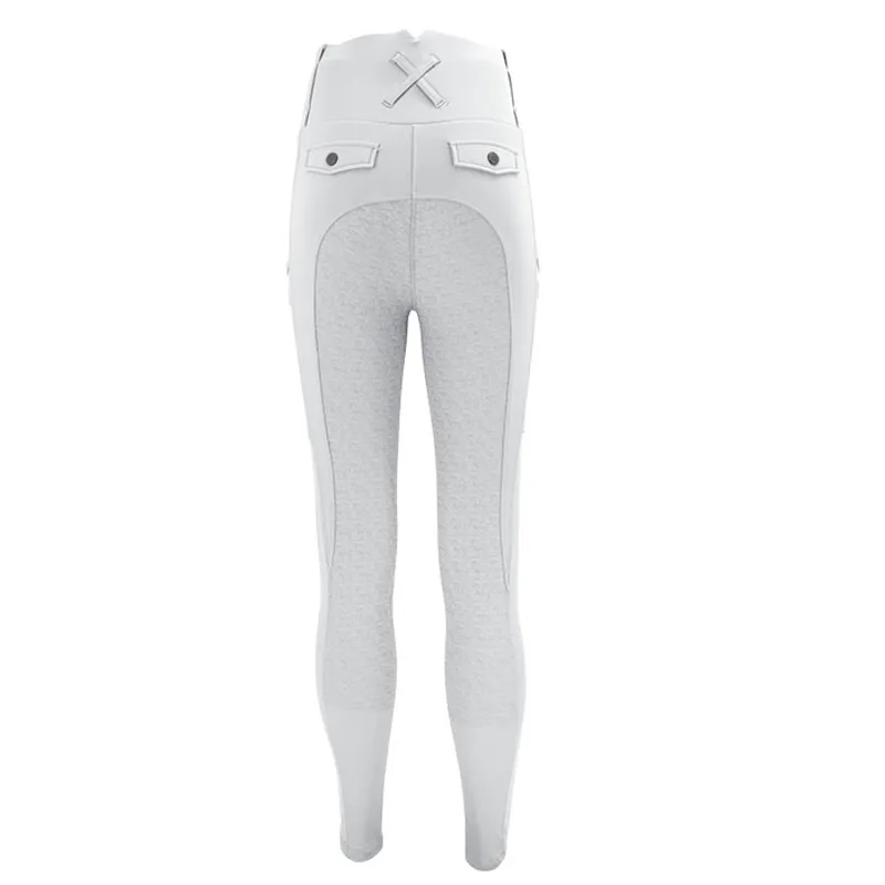 Woof Vision Competition Riding Tights - White-3