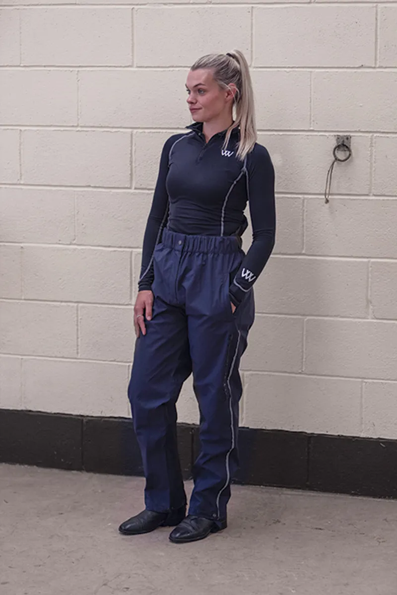Woof Wear All Season Waterproof Riding Trousers - Navy