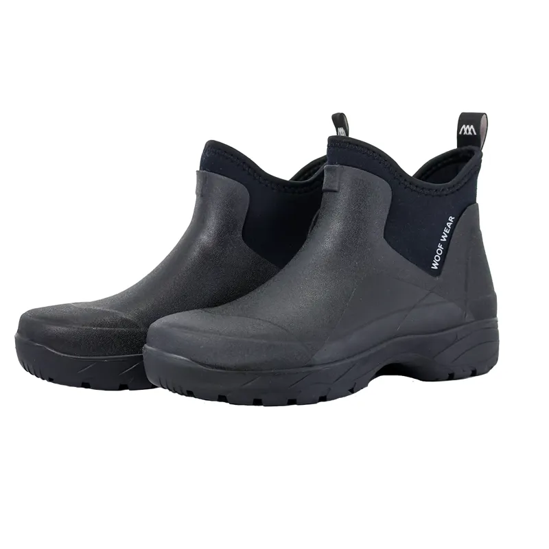 Woof Wear Short Work Boots - Black