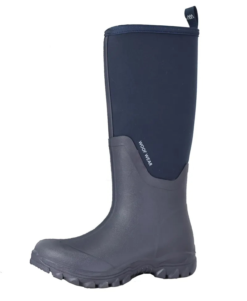 Woof Wear Long Work Boots - Navy-1