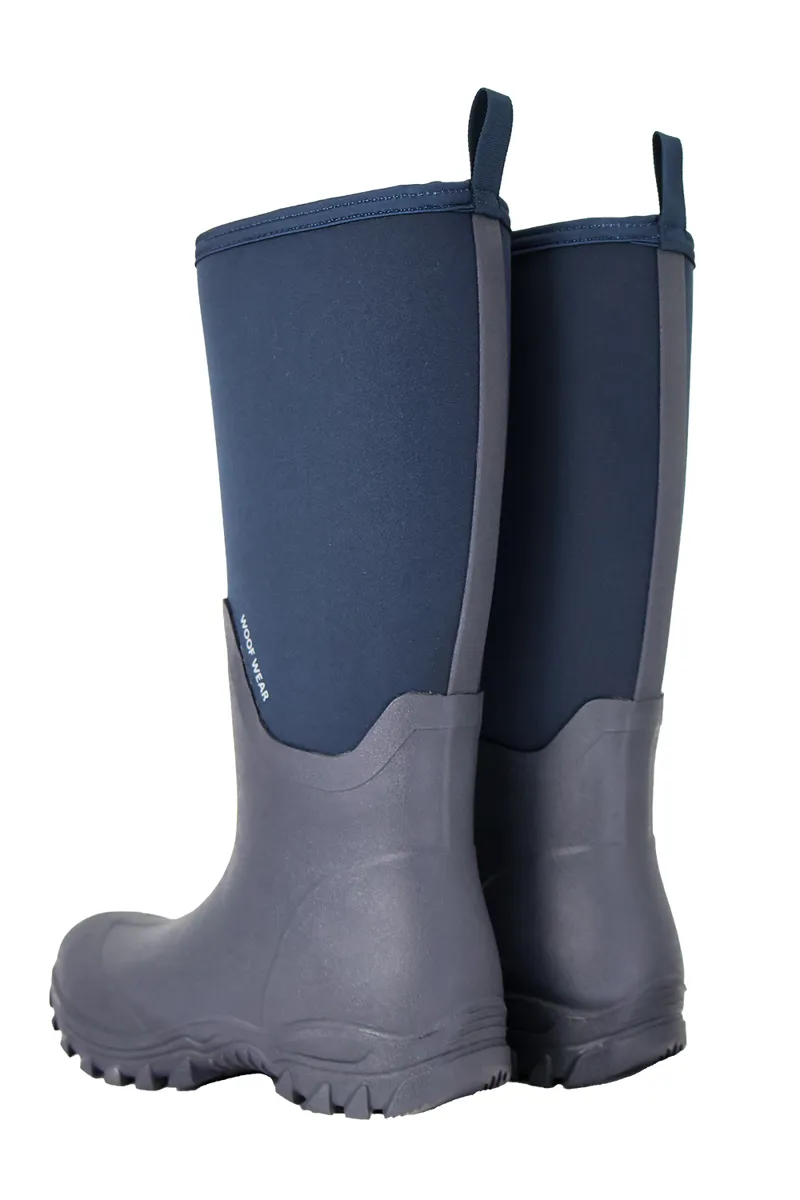 Woof Wear Long Work Boots - Navy-2