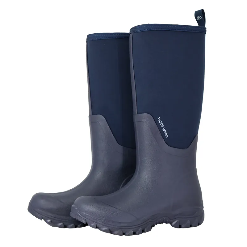 Woof Wear Long Work Boots - Navy