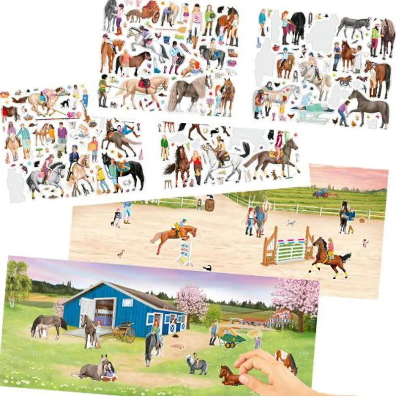 Depesche Create Your Happy Horses Colouring Book-1