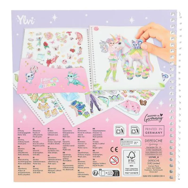 Ylvi Dress Me Up Stickerbook-3