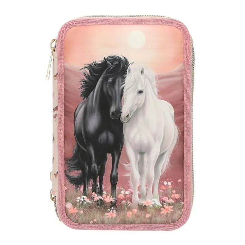 Miss Melody Triple Pencil Case BLOSSOM PONY-1