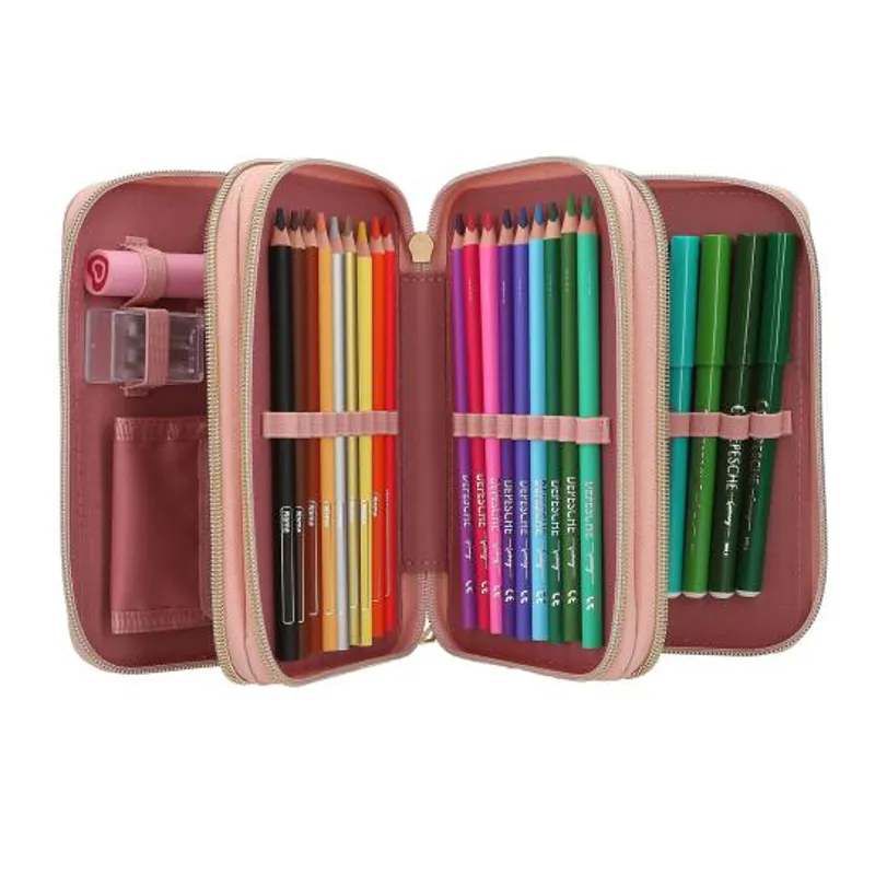 Miss Melody Triple Pencil Case BLOSSOM PONY-3