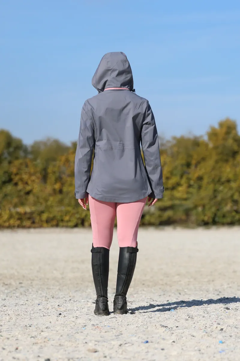 Equidry Women's Varsha Jacket - Charcoal and Pink-3