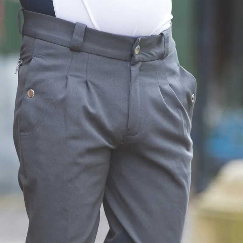 Equetech Men's Kingham Breeches in Grey-1