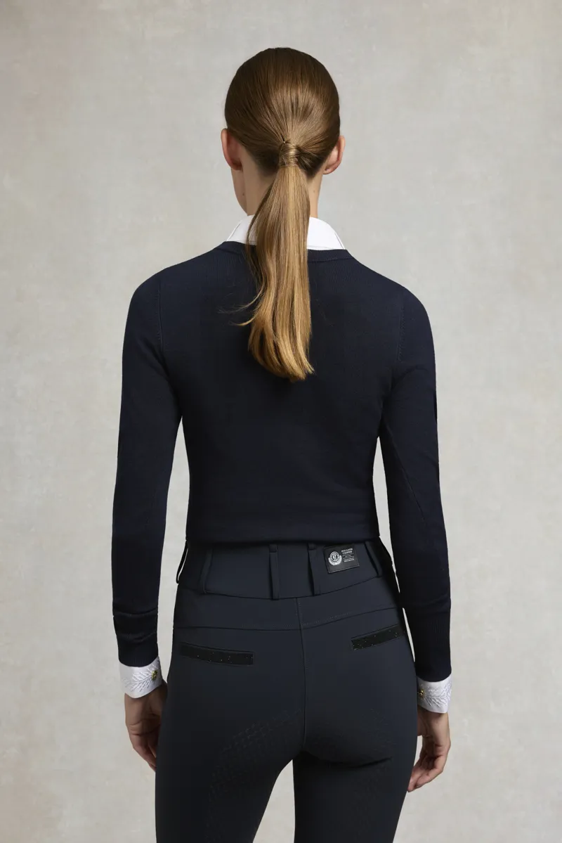 Premium High Rise Breeches - Navy -2
