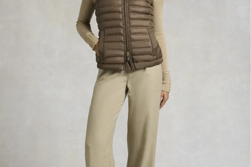 Holland Cooper Lightweight Puffer Gilet - Chestnut -2