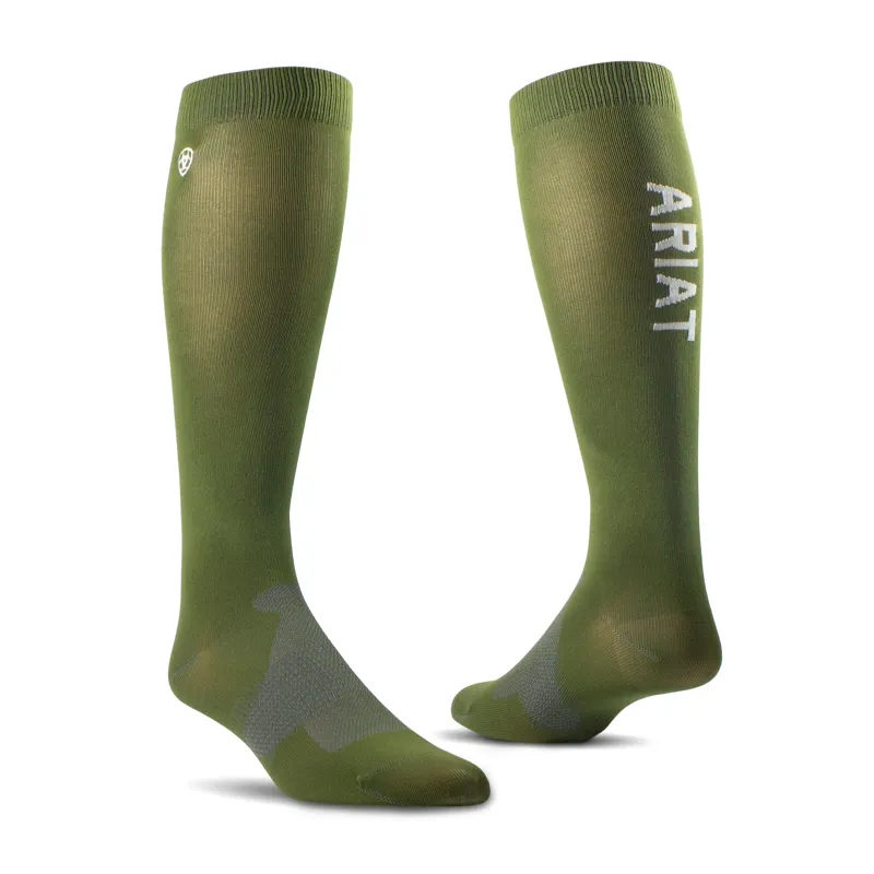 Ariat TEK Essential Performance Sock - Olive