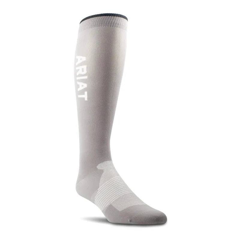 Ariat TEK Essential Performance Sock 2 Pair - Black/Zinc-1
