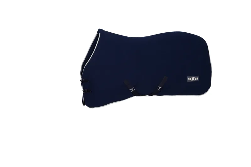 Saxon Defiant Standard Neck Fleece Rug in Navy/White-1