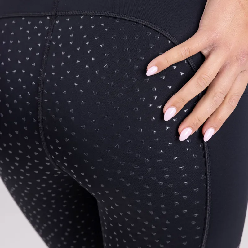 Aubrion Shield Winter Riding Tights - Charcoal-6