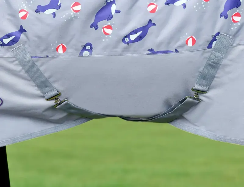 Weatherbeeta Comfitec Tyro Standard Neck Lite 50g Plus Turnout Rug - Seal Print-5