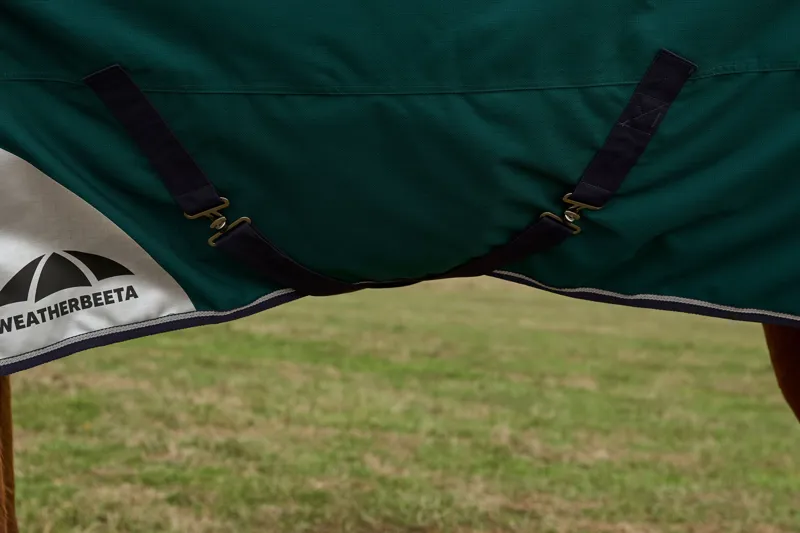 Weatherbeeta Comfitec Plus Dynamic Turnout Detach-A-Neck 220g Navy/Forest Green-6