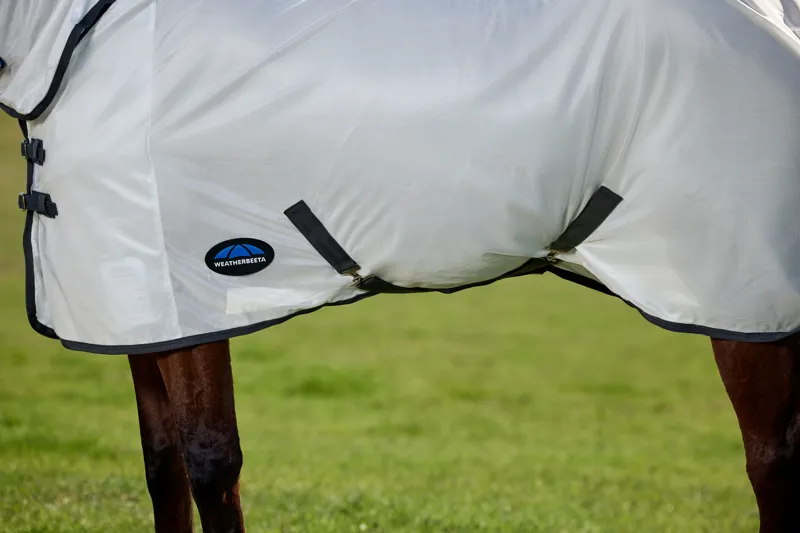 Weatherbeeta Comfitec Tyro Fly Sheet Combo - White/Charcoal-4