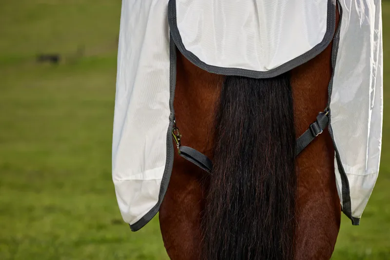 Weatherbeeta Comfitec Tyro Fly Sheet Combo - White/Charcoal-6