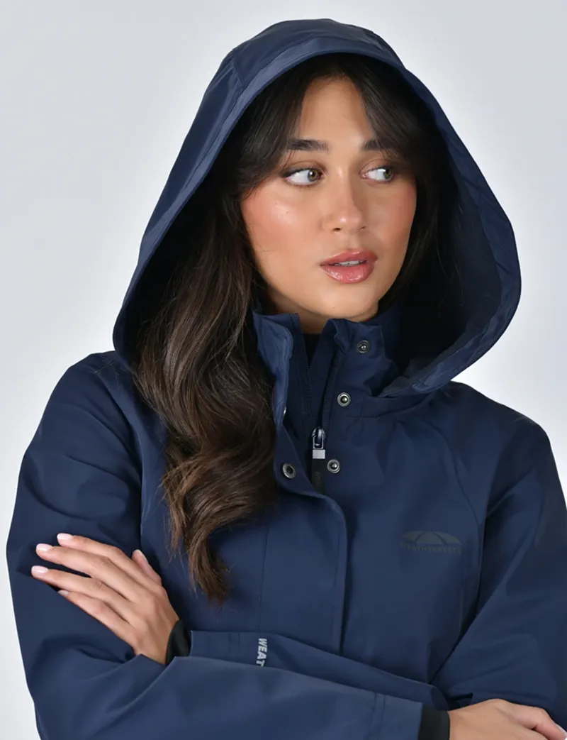 Weatherbeeta Protect Waterproof Insulated Rising Jacket - Navy-4