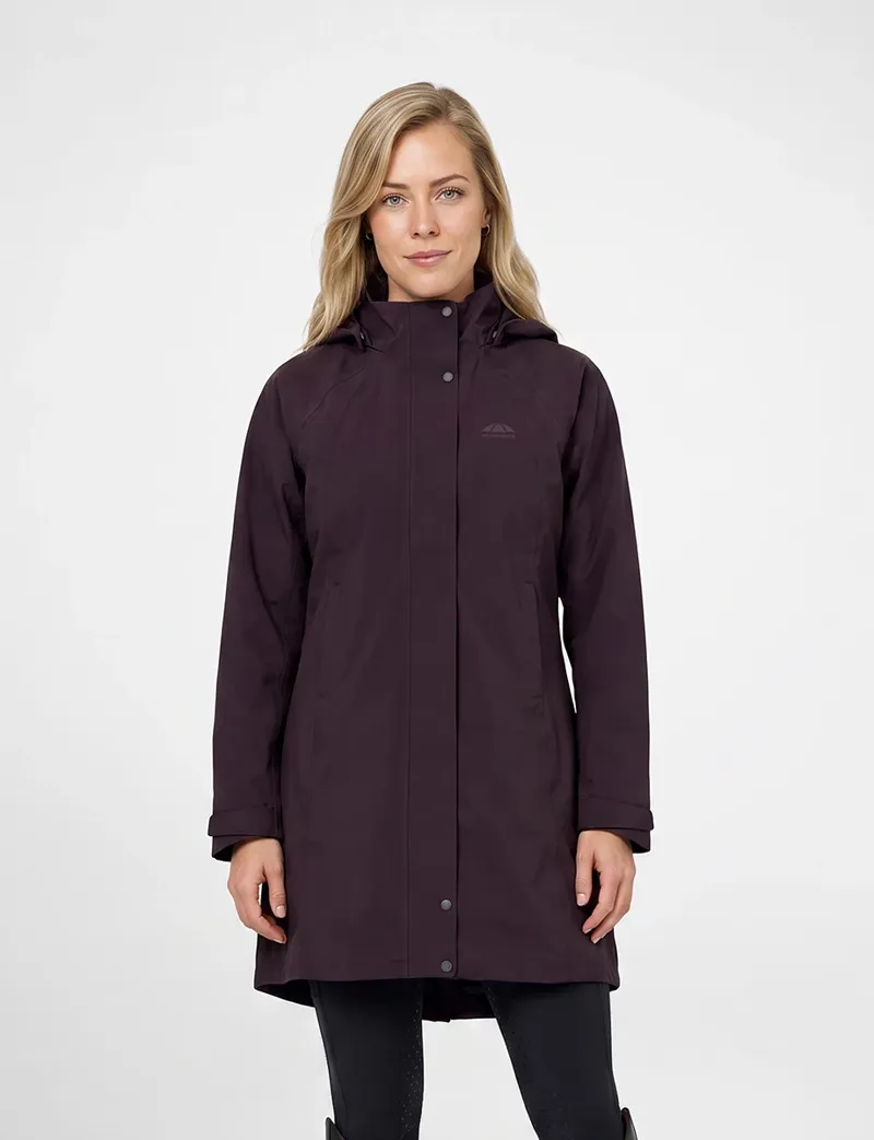 Weatherbeeta Windbreaker Reflective Longline Riding Jacket - Blackberry