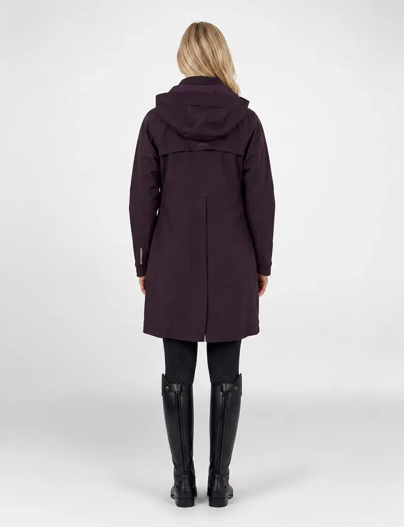Weatherbeeta Windbreaker Reflective Longline Riding Jacket - Blackberry-3