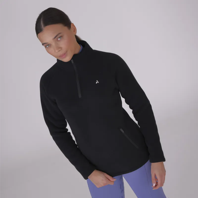 Aubrion Womens React Half Zip Fleece Shadow-1