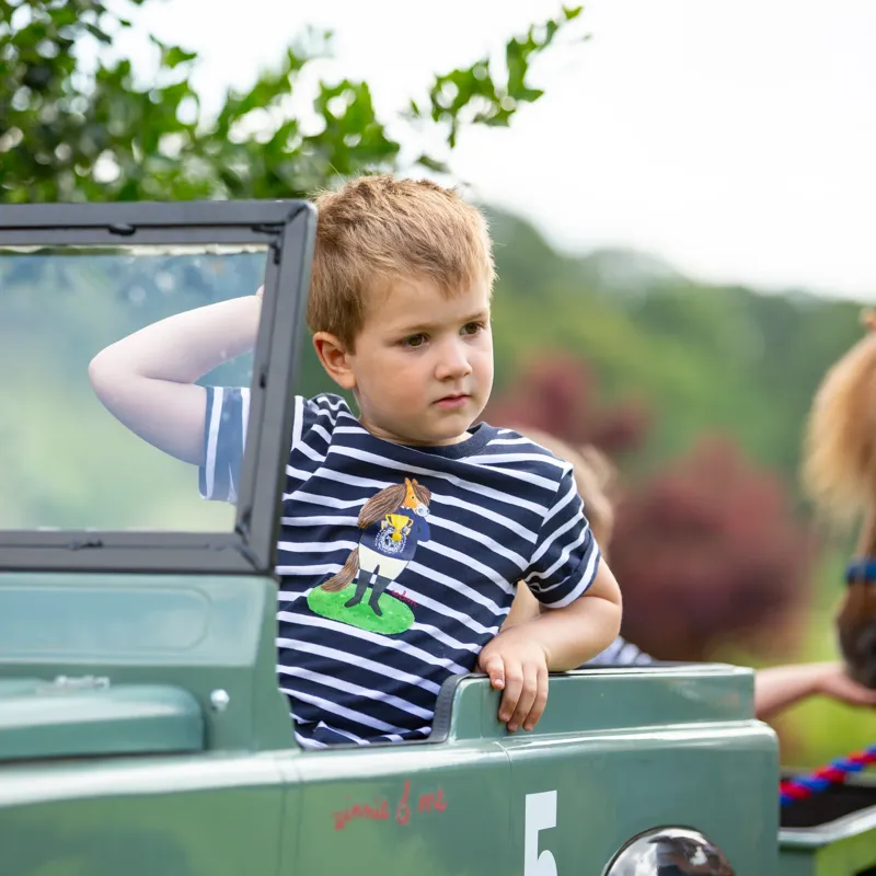 Aubrion Winnie and Me Children's T- Shirt - Navy-2