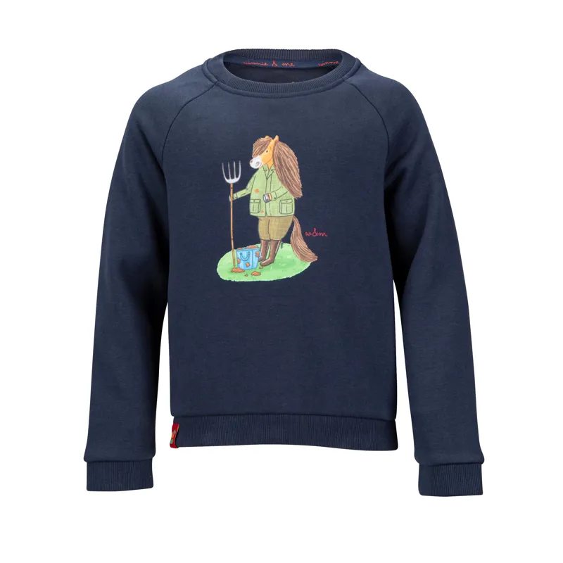 Aubrion Winnie and Me Children's Sweatshirt - Navy