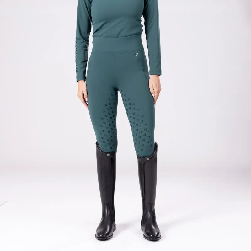 Aubrion Eltar Riding Tights - Green-2