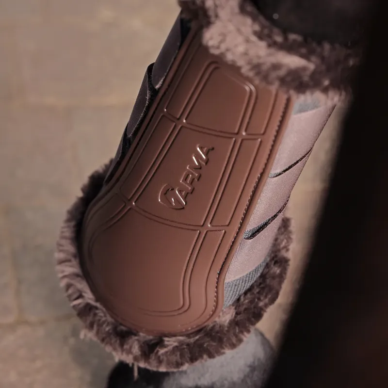 Arma Air Motion SupaFleece Brushing Boots - Brown-1