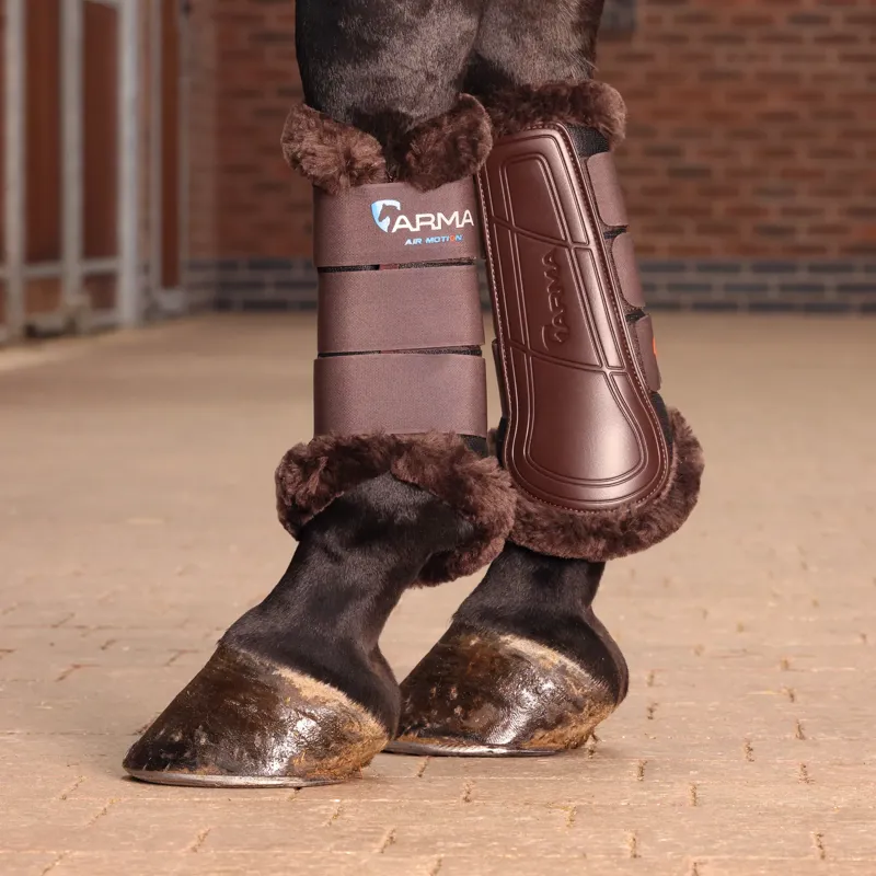 Arma Air Motion SupaFleece Brushing Boots - Brown