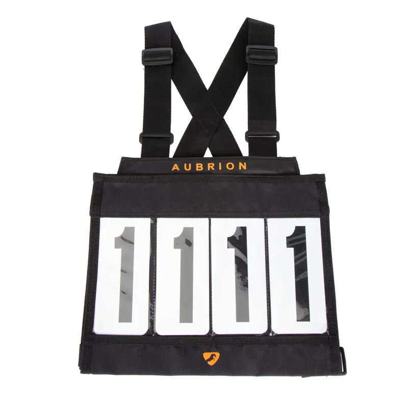 Aubrion Number Bib Set - Child BLACK one size-4