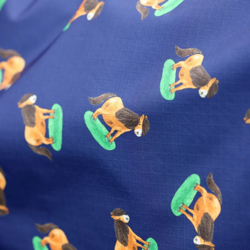 Shires Winnie and Me Pony Lite 0g Turnout Rug - Navy-5