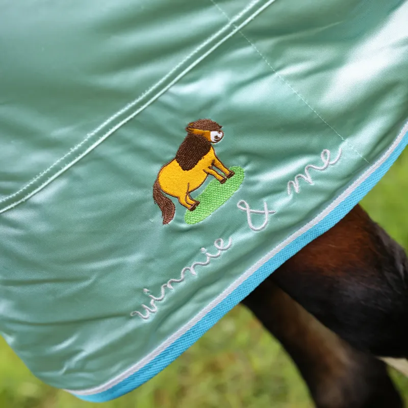 Shires Winnie and Me Pony Fly Combo Rug - Blue-2