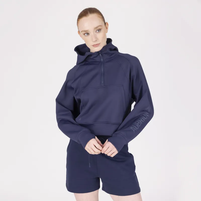 Aubrion React Quarter Zip Hoodie - Midnight-1