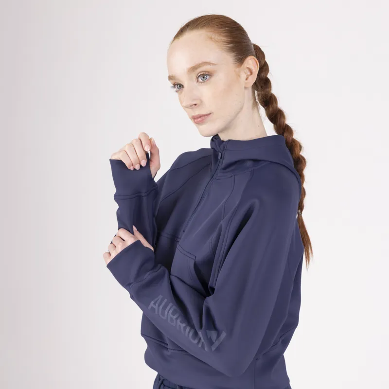 Aubrion React Quarter Zip Hoodie - Midnight-3