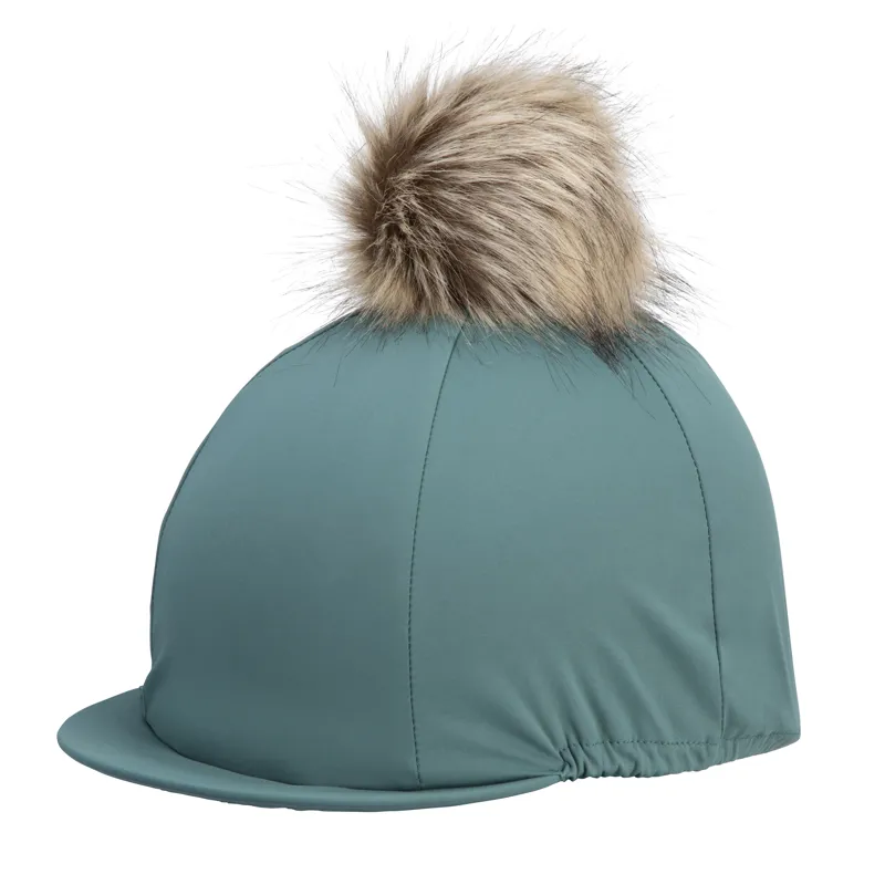 Aubrion Equestrian Hat Cover - Thyme-2