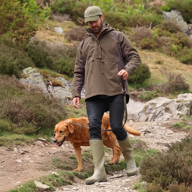 Aubrion Unisex Heritage Quarter Zip Jacket - Dark Olive-1