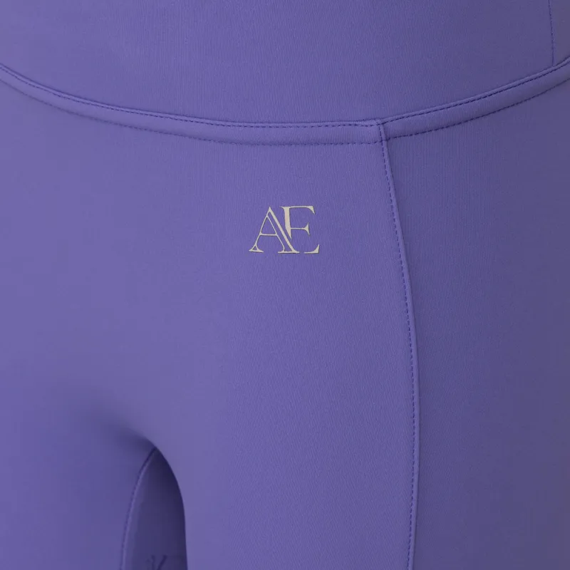 Aubrion Equestrian Young Rider Riding Tights - Heather-4