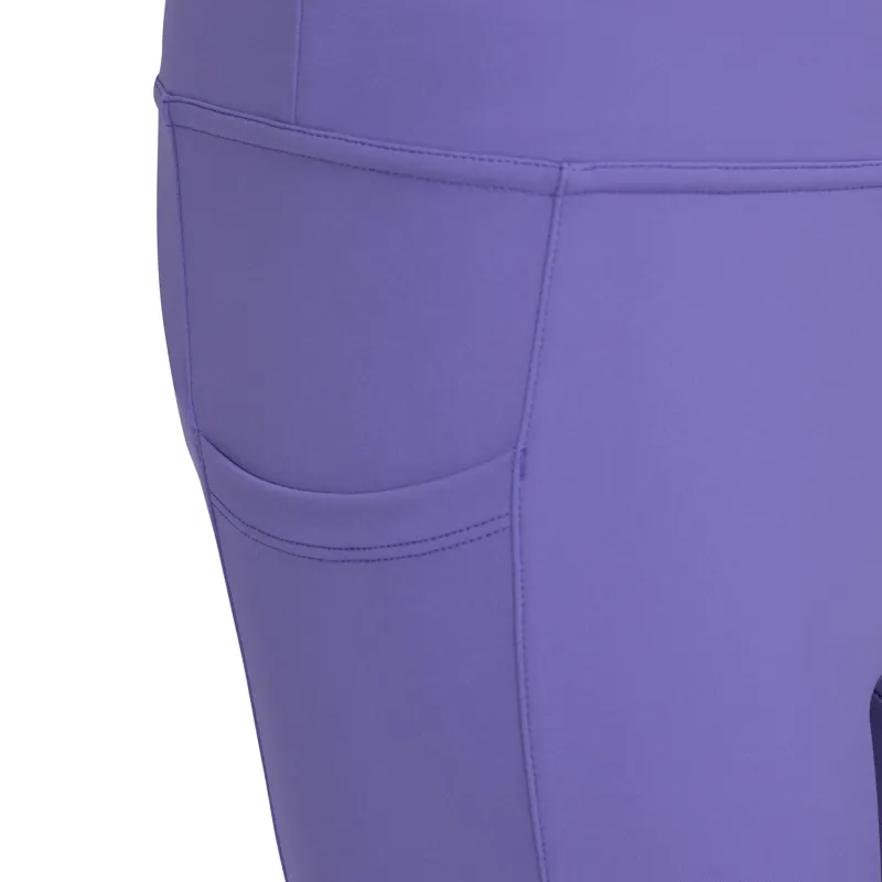 Aubrion Equestrian Young Rider Riding Tights - Heather-5