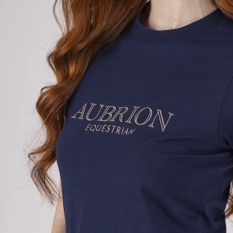 Aubrion Equestrian T- Shirt - Midnight-1
