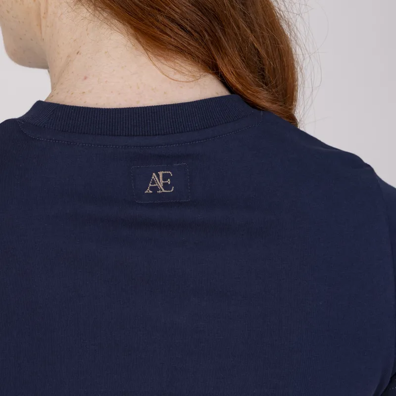 Aubrion Equestrian T- Shirt - Midnight-2