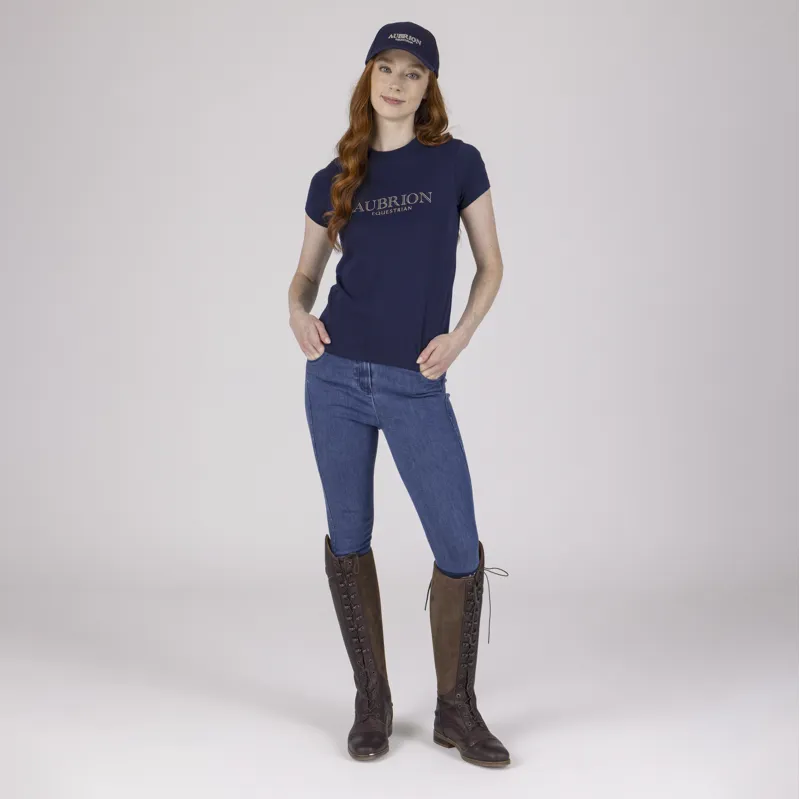 Aubrion Equestrian T- Shirt - Midnight-3