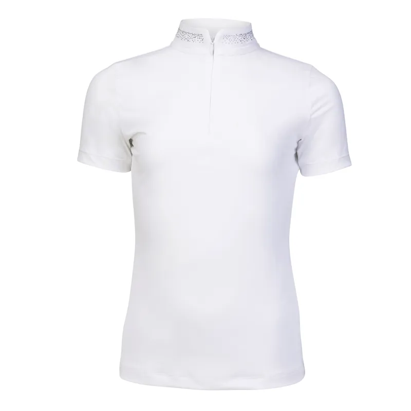 Aubrion Optima GX Show Shirt - Young Rider White-2